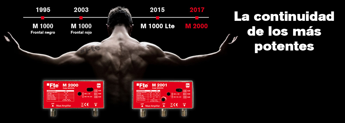 Nuevos amplificadores de mástil Serie M2000-M2001